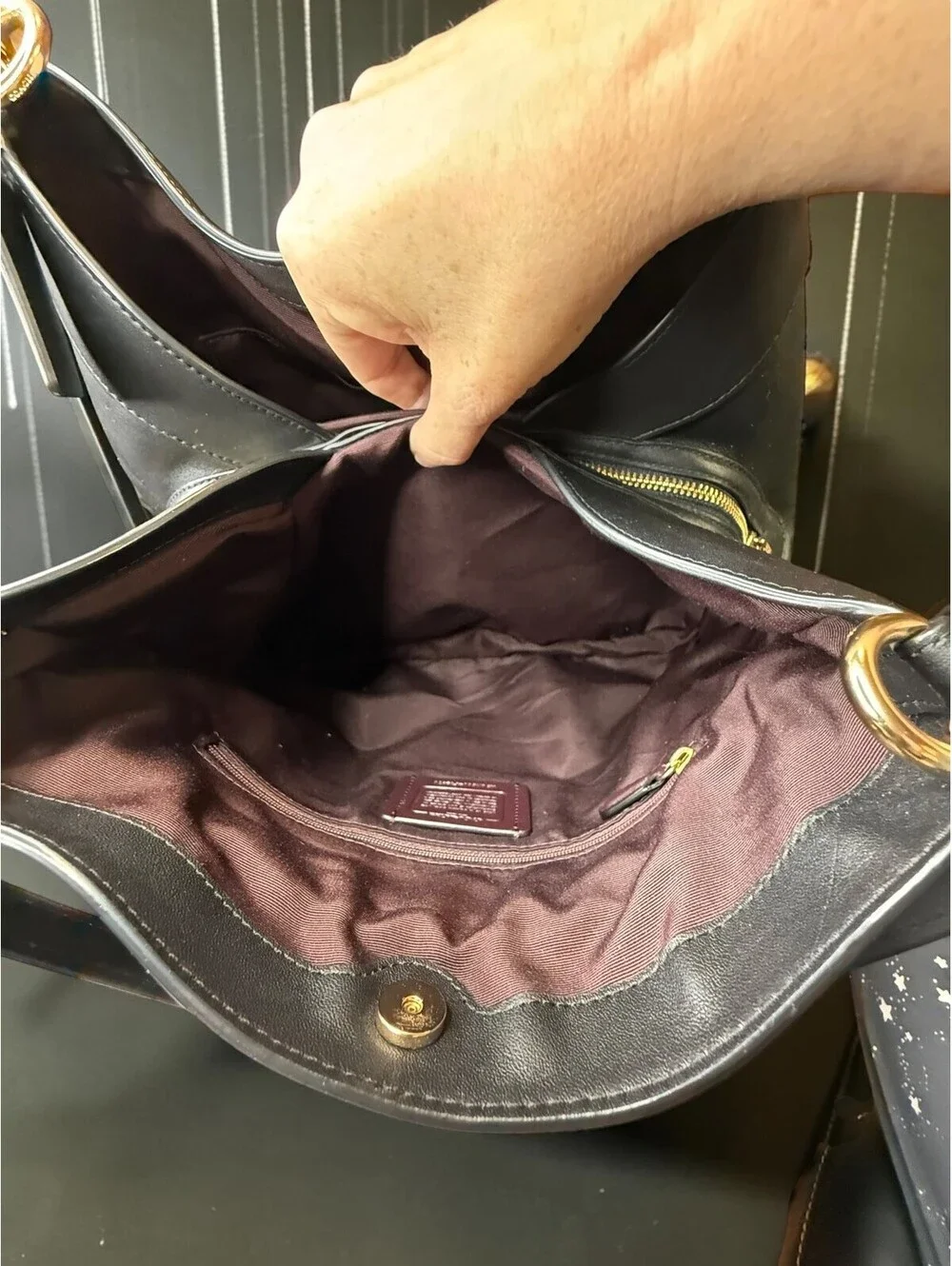 Coach brand fabric